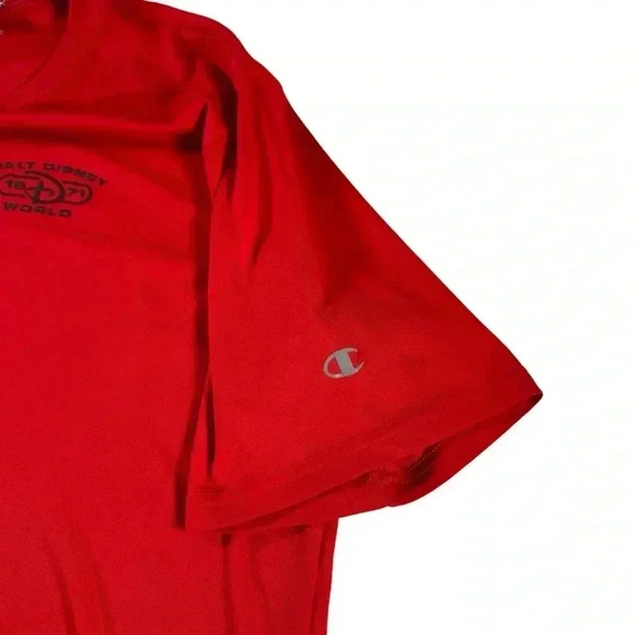 Champion Men’s 2XL Red Walt Disney World Double Dry Performance T-Shirt - Picture 8 of 13